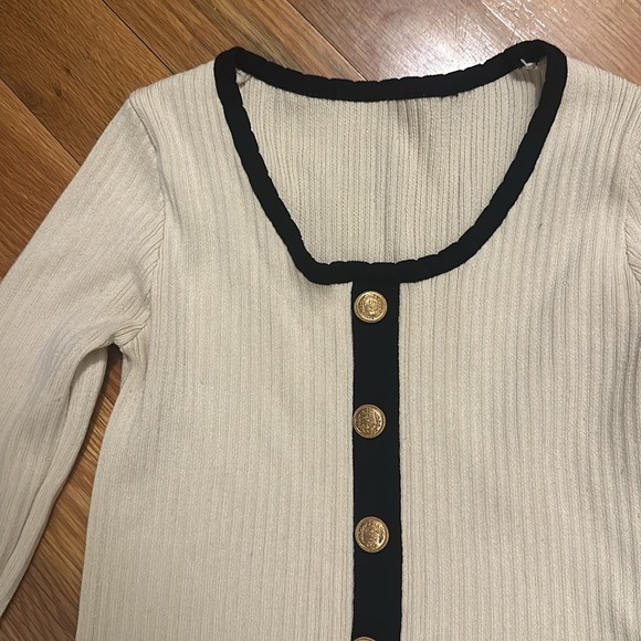 Retro Contrast Cardigan - Picture 5 of 5